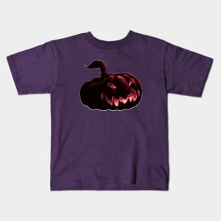 Rotting Halloween Pumpkin Kids T-Shirt